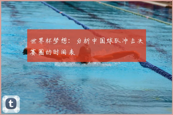 世界杯梦想:分析中国球队冲击决赛圈的时间表