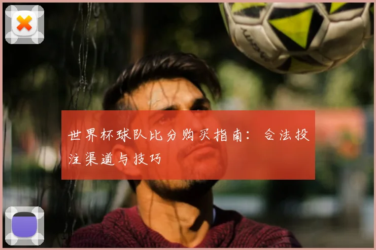 世界杯球队比分购买指南:合法投注渠道与技巧